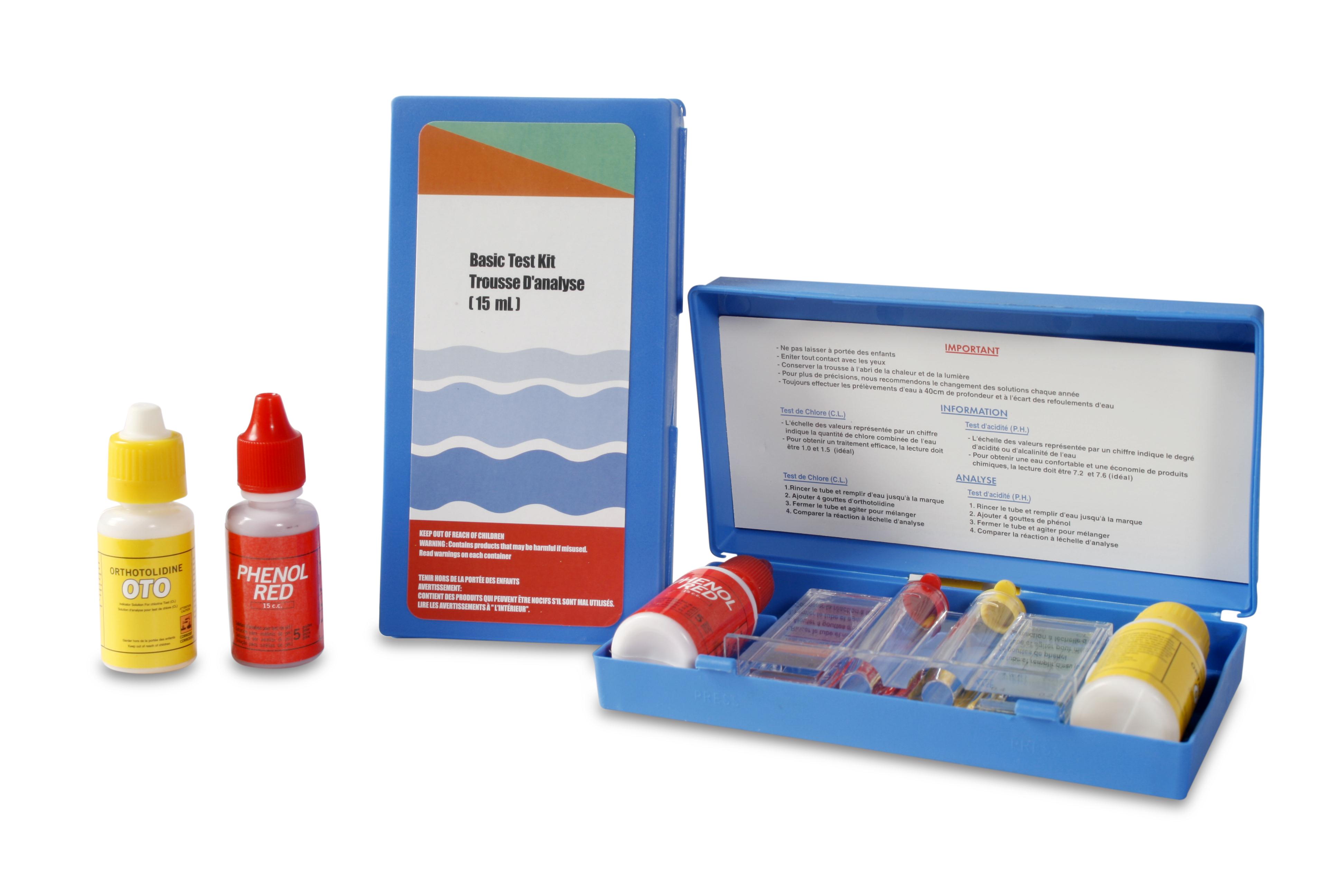 BASIC PH & CL TEST KIT ( 15ml.)